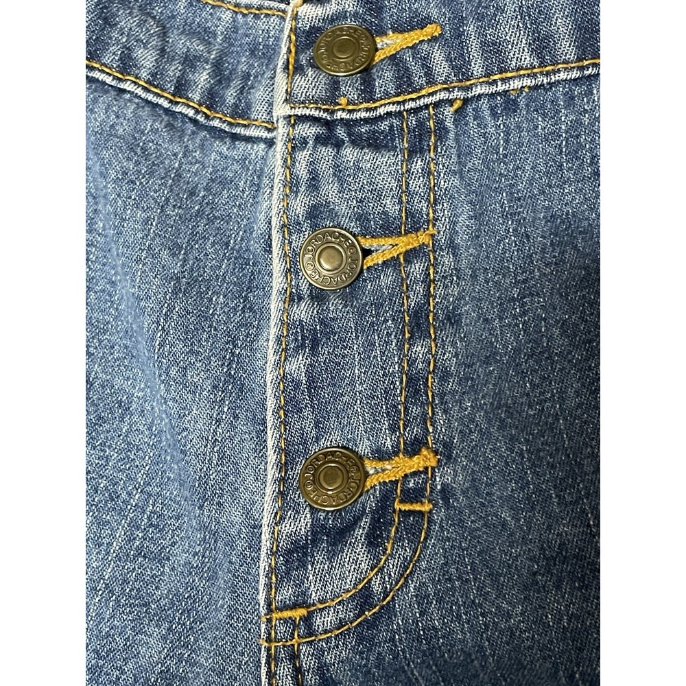 Jordache Jean Shorts Women's 15/16 Button Fly Denim Blue Casual - Picture 2 of 9
